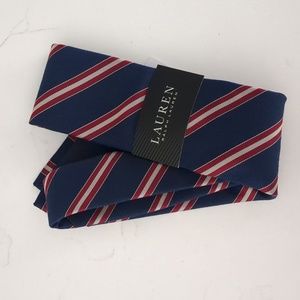 Ralph Lauren Blue and Red Tie NWT